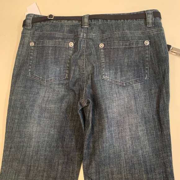 Michael Kors Belted Trouser Jeans sz 10 NWT - Picture 3 of 6